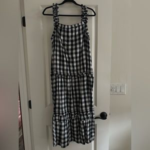 Old Navy Gingham Midi Dress